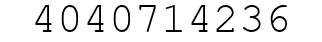 Number 4040714236.