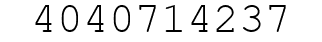 Number 4040714237.