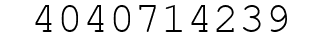 Number 4040714239.