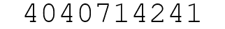 Number 4040714241.