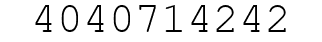 Number 4040714242.