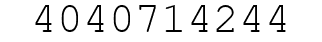 Number 4040714244.