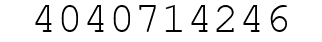 Number 4040714246.