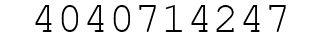 Number 4040714247.