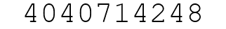 Number 4040714248.