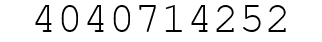 Number 4040714252.