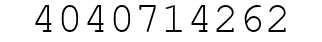 Number 4040714262.