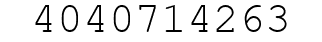 Number 4040714263.