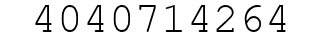 Number 4040714264.