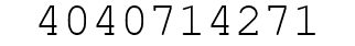 Number 4040714271.