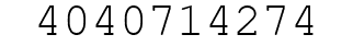 Number 4040714274.