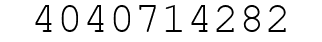 Number 4040714282.
