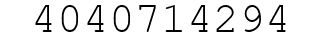 Number 4040714294.