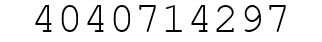 Number 4040714297.