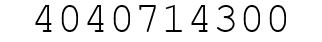 Number 4040714300.