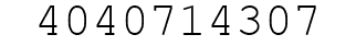 Number 4040714307.