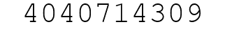 Number 4040714309.