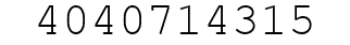 Number 4040714315.
