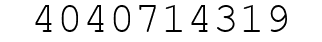 Number 4040714319.
