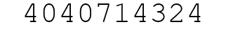 Number 4040714324.