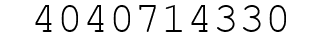 Number 4040714330.