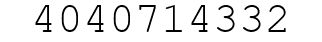 Number 4040714332.