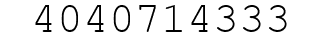Number 4040714333.