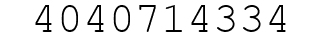 Number 4040714334.
