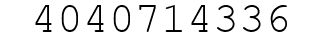 Number 4040714336.