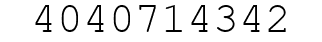 Number 4040714342.