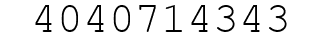 Number 4040714343.
