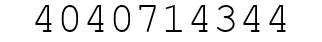 Number 4040714344.