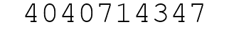 Number 4040714347.