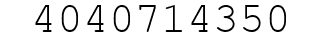 Number 4040714350.