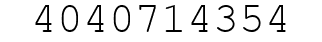 Number 4040714354.
