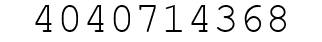 Number 4040714368.