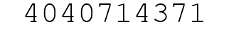Number 4040714371.
