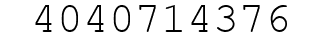 Number 4040714376.