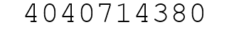 Number 4040714380.