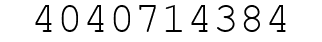 Number 4040714384.