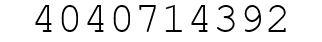 Number 4040714392.
