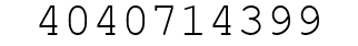 Number 4040714399.