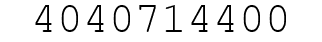 Number 4040714400.