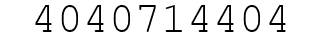 Number 4040714404.