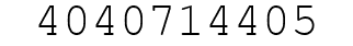 Number 4040714405.