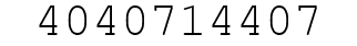 Number 4040714407.