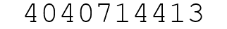 Number 4040714413.