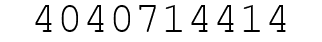 Number 4040714414.