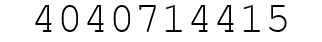 Number 4040714415.