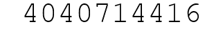 Number 4040714416.